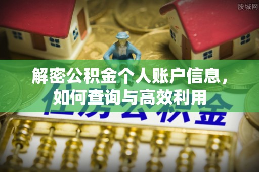 七美解密公积金个人账户信息，如何查询与高效利用