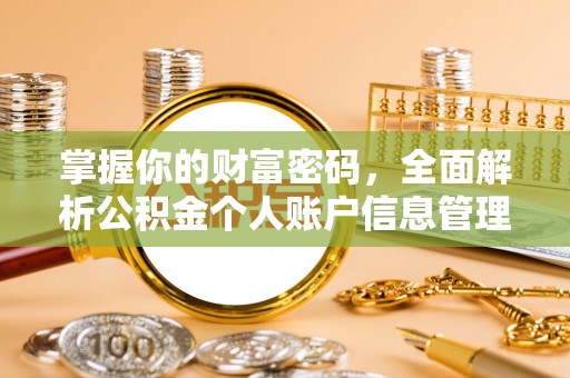 七美掌握你的财富密码，全面解析公积金个人账户信息管理与优化