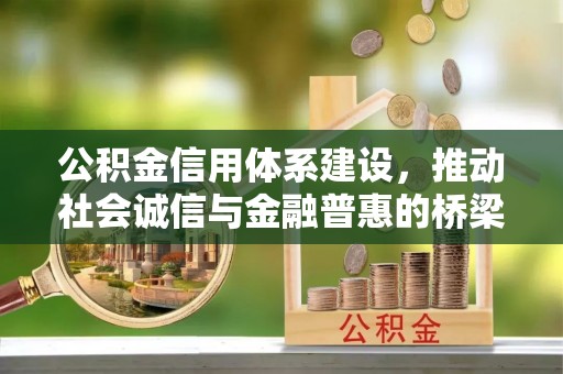 七美公积金信用体系建设，推动社会诚信与金融普惠的桥梁