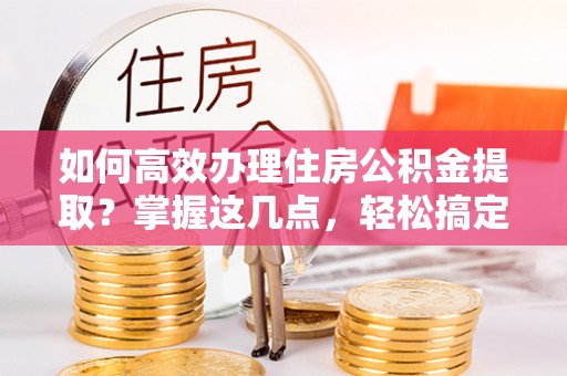 七美如何高效办理住房公积金提取？掌握这几点，轻松搞定！