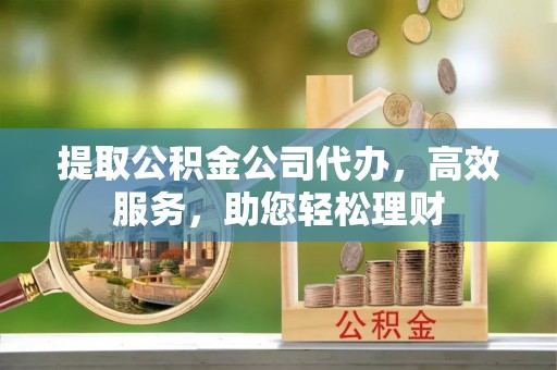 七美提取公积金公司代办，高效服务，助您轻松理财