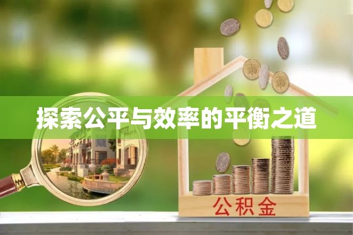 七美探索公平与效率的平衡之道
