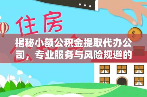 七美揭秘小额公积金提取代办公司，专业服务与风险规避的平衡艺术