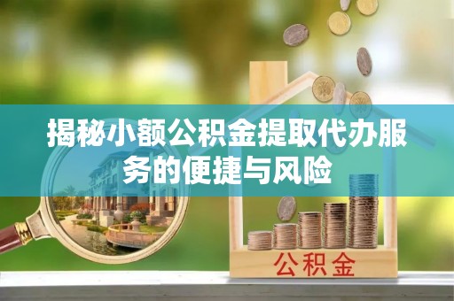 七美揭秘小额公积金提取代办服务的便捷与风险