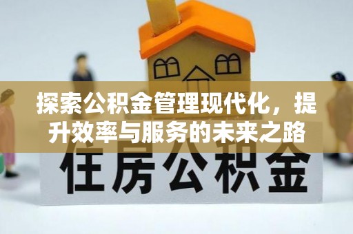 七美探索公积金管理现代化，提升效率与服务的未来之路