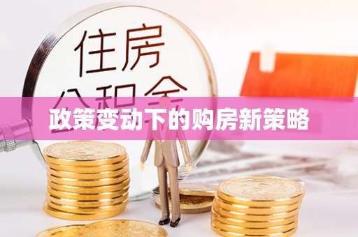 七美政策变动下的购房新策略